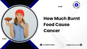 How much burnt food cause cancer